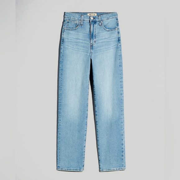 NWOT Madewell Perfect Vintage Straight Jeans Cliffview Wash Size 24 - Picture 4 of 8